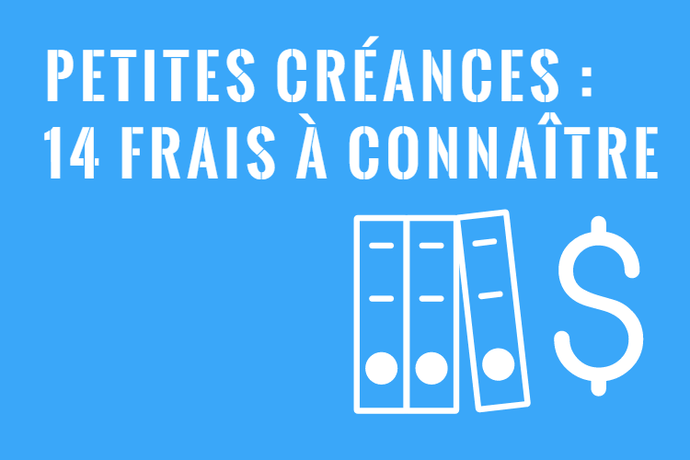 14 Frais à la Cour des Petites Créances - Combien ça Coûte