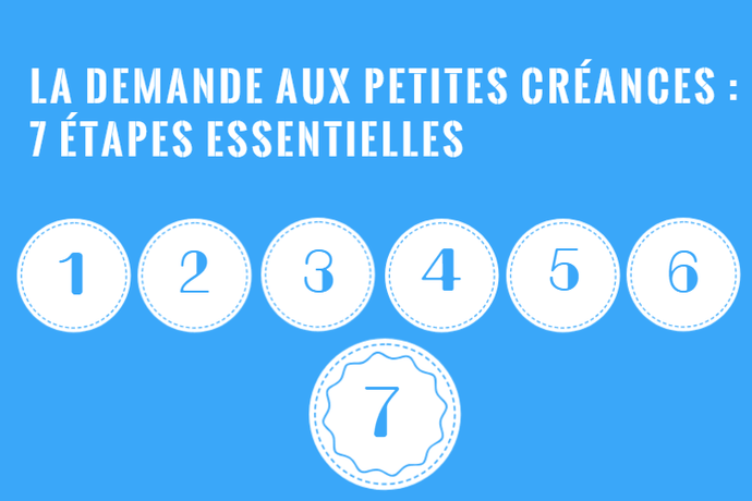 7 Étapes Essentielles d'une Demande aux Petites Créances