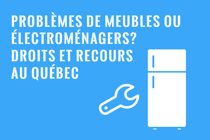 Problèmes avec Meubles ou Électroménagers : Garanties et Recours