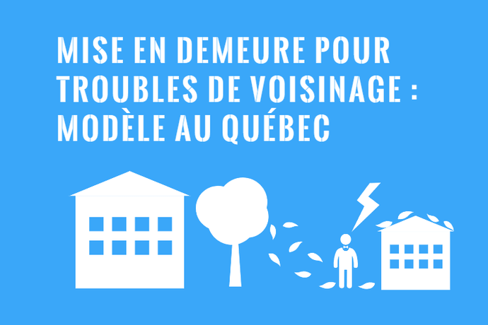 Mise en Demeure pour Troubles de Voisinage
